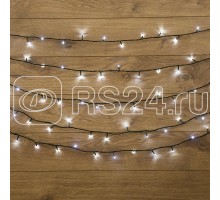 Гирлянда ТВИНКЛ ЛАЙТ LED (с контроллером 8 режимов) 6м 40LED 4Вт 220В IP20 бел. провод темн.-зел. ПВХ NEON-NIGHT 303-025