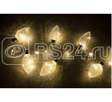 Гирлянда Ягоды LDM50WW-BO-BS 50LED 1.5м IP20 0.6Вт 3 ААА батарейки разноцв. SHLights 4690601047441