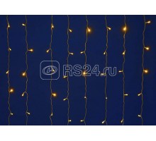 Гирлянда занавес светодиодная ULD-C2030-240/TBK WARM WHITE IP67 с эффектом мерцания Uniel UL-00003938