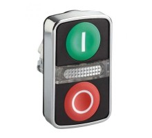 Головка для кнопки двойн. с маркир. + Led SchE ZB4BW7A3741