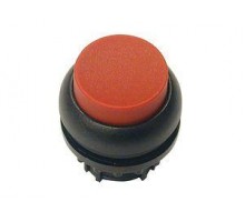 Головка кнопки M22S-DH-R выступающая без фикс. красн.; черн. лицевое кольцо EATON 216642