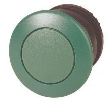 Головка кнопки M22S-DP-G грибовидная без фикс. зел.; черн. лицевое кольцо EATON 216717