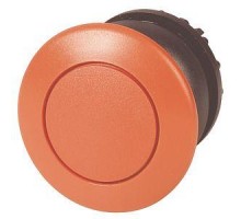 Головка кнопки M22S-DP-R грибовидная без фикс. красн.; черн. лицевое кольцо EATON 216715