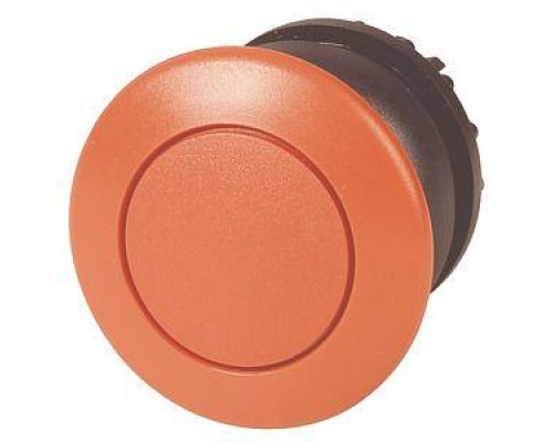 Головка кнопки M22S-DP-R грибовидная без фикс. красн.; черн. лицевое кольцо EATON 216715