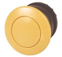 Головка кнопки M22S-DP-Y грибовидная без фикс. жел.; черн. лицевое кольцо EATON 216719