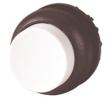 Головка кнопки M22S-DRH-W выступающая с фикс. бел.; черн. лицевое кольцо EATON 216666