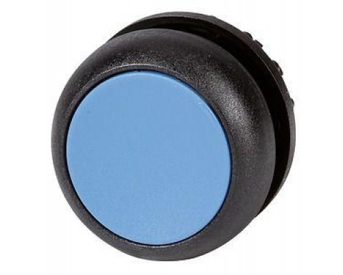 Головка кнопки M22S-D-B без фикс. син.; черн. лицевое кольцо EATON 216601