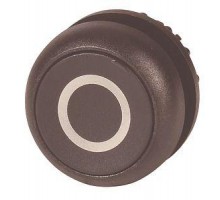 Головка кнопки M22S-D-S-X0 без фикс. черн. с обозначение O; черн. лицевое кольцо EATON 216610