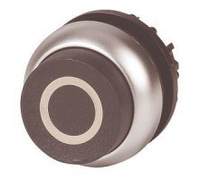 Головка кнопки M22-DH-S-X0 выступающая без фикс. черн. EATON 216659