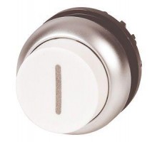Головка кнопки M22-DH-W-X1 выступающая без фикс. бел. EATON 216661