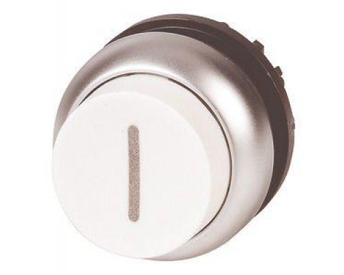 Головка кнопки M22-DH-W-X1 выступающая без фикс. бел. EATON 216661