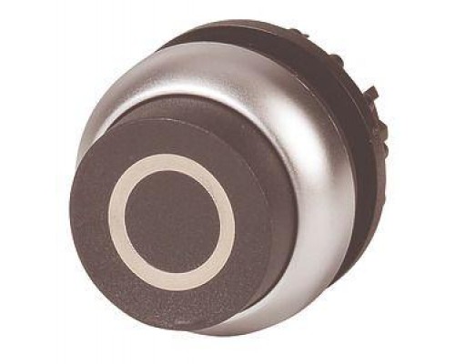 Головка кнопки M22-DRH-S-X0 выступающая с фикс. черн. EATON 216679