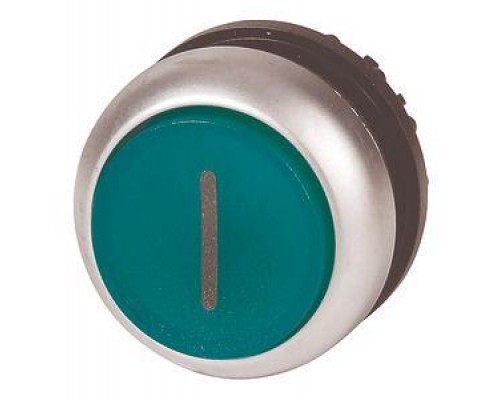 Головка кнопки M22-DRLH-G-X1 выступающая с фикс. с подсветкой. зел. EATON 216805
