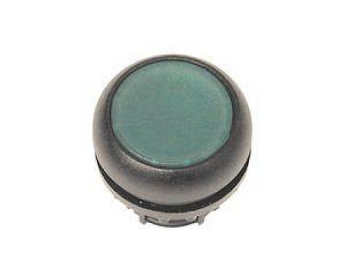 Головка кнопки с фикс. зел.; черн. лицевое кольцо M22S-DR-G EATON 216620