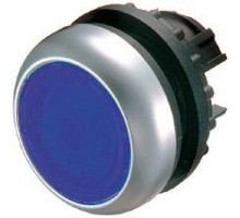 Головка кнопки с подсветкой изменение функц. с фикс./без фикс. M22-DRL-B син. EATON 216952