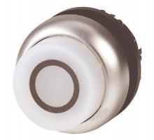 Головка кнопки с подсветкой выступающие без фикс. M22-DLH-W-X0 бел. EATON 216979