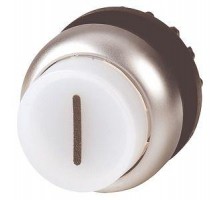 Головка кнопки с подсветкой выступающие без фикс. M22-DLH-W-X1 бел. EATON 216981