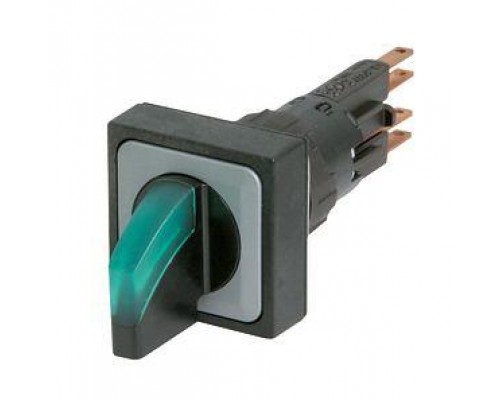 Головка переключателя с подсветкой 2 позиции зел. с фикс. Q25LWK1R-GN EATON 040659