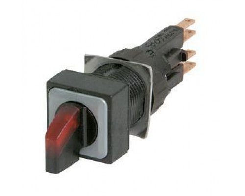 Головка переключателя с подсветкой 3 положения с фикс. красн.; лампа 24В Q18LWK3R1-RT/WB EATON 072341