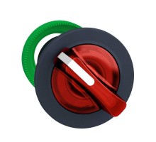 Головка переключателя с подсветкой утопленный монтаж 2 пол. фикс. красн. SchE ZB5FK1243