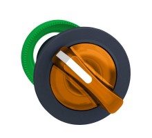 Головка переключателя с подсветкой утопленный монтаж 2 пол. фикс. оранж. SchE ZB5FK1253