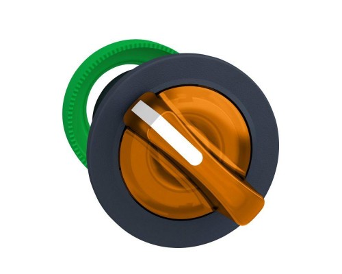 Головка переключателя с подсветкой утопленный монтаж 2 пол. фикс. оранж. SchE ZB5FK1253