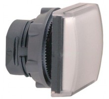 Головка сигнал. лампы 22мм квадр. бел. SchE ZB5CV013