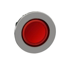 Головка сигнальной лампы 22мм красн. с подсвет. заподлицо металл SchE ZB4FV043