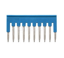 Гребенка XW5SP1510BL для клемм XW5 Push-in Plus 1.5кв.мм 10п 500В 17.5А гол. Omron 670046