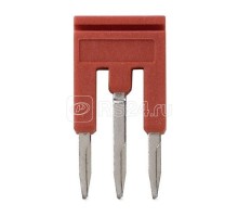 Гребенка XW5SP153RD для клемм XW5 Push-in Plus 1.5кв.мм 3п 500В 17.5А красн. Omron 669966