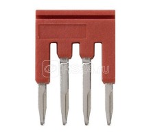 Гребенка XW5SP154RD для клемм XW5 Push-in Plus 1.5кв.мм 4п 500В 17.5А красн. Omron 669998