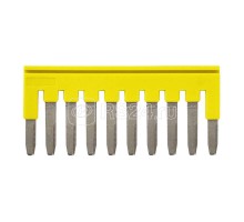 Гребенка XW5SP2510YL для клемм XW5 Push-in Plus 2.5кв.мм 10п 800В 24А желт. Omron 670050