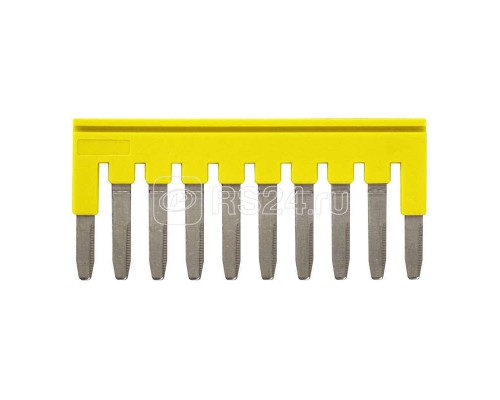 Гребенка XW5SP2510YL для клемм XW5 Push-in Plus 2.5кв.мм 10п 800В 24А желт. Omron 670050