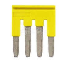 Гребенка XW5SP254YL для клемм XW5 Push-in Plus 2.5кв.мм 4п 800В 24А желт. Omron 669969