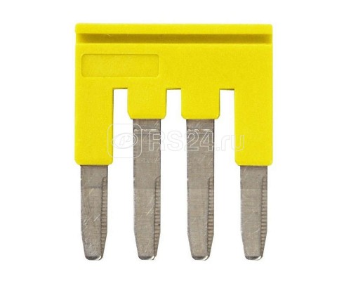 Гребенка XW5SP254YL для клемм XW5 Push-in Plus 2.5кв.мм 4п 800В 24А желт. Omron 669969