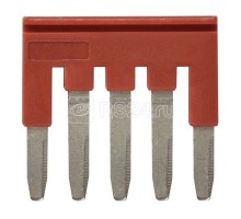 Гребенка XW5SP255RD для клемм XW5 Push-in Plus 2.5кв.мм 5п 800В 24А красн. Omron 669963