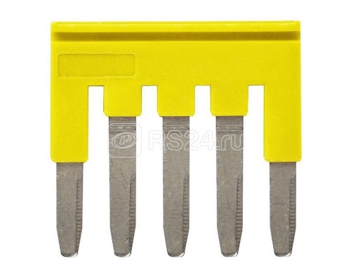 Гребенка XW5SP255YL для клемм XW5 Push-in Plus 2.5кв.мм 5п 800В 24А желт. Omron 669978