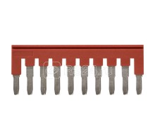 Гребенка XW5SP4010RD для клемм XW5 Push-in Plus 4.0кв.мм 10п 800В 32А красн. Omron 670045
