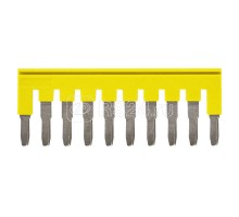 Гребенка XW5SP4010YL для клемм XW5 Push-in Plus 4.0кв.мм 10п 800В 32А желт. Omron 670051