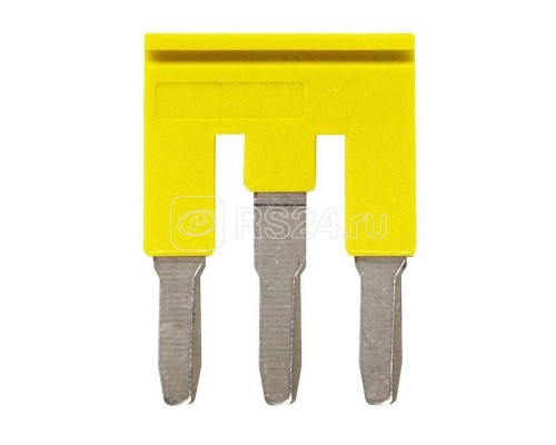 Гребенка XW5SP403YL для клемм XW5 Push-in Plus 4.0кв.мм 3п 800В 32А желт. Omron 669993