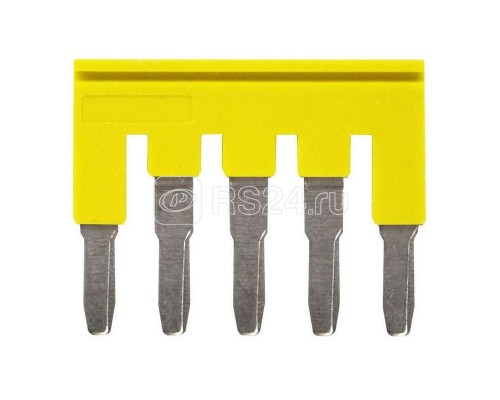 Гребенка XW5SP405YL для клемм XW5 Push-in Plus 4.0кв.мм 5п 800В 32А желт. Omron 670005