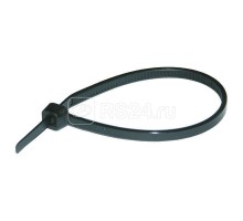 Хомут гибкий 3.6х203 нейл. черн. (уп.100шт) HAUPA 262609/1