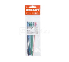 Хомут кабельный 2.5х150 нейл. разноцвет. (уп.25шт) Rexant 07-0158-25