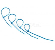 Хомут кабельный 2.5х150 нейл. син. (уп.25шт) Rexant 07-0155-25