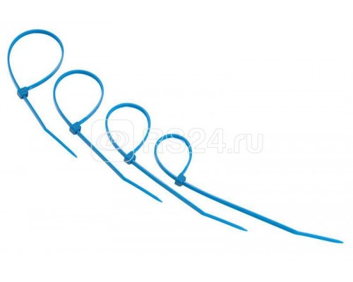 Хомут кабельный 2.5х150 нейл. син. (уп.25шт) Rexant 07-0155-25