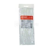 Хомут кабельный 2.5х200 нейл. бел. (уп.100шт) Rexant 07-0200-4