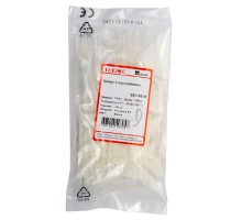 Хомут кабельный 3.5х150 полиамид бел. с осн. (уп.100шт) DKC 252155-M