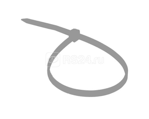 Хомут кабельный 3.6х300 нейл. сер. (уп.100шт) Rexant 07-0300-3