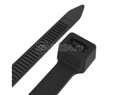 Хомут кабельный 4.8х200 тройной замок нейл. черн. (уп.100шт) Rexant 67-0201-5