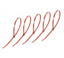 Хомут кабельный 4.8х300 нейл. красн. (уп.25шт) Rexant 07-0306-25